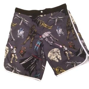 Star Wars Lucas Film Swim Trunks  Size Large